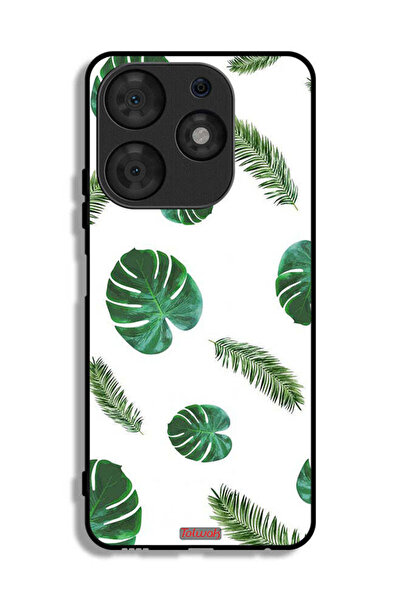 Tolwak Tecno Spark 10 Pro Protective Case Cover Feathers Art