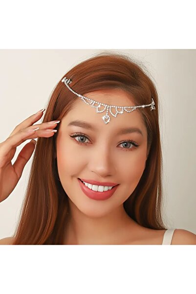 GlassySKY Accesoriu pentru păr indian pentru coafură/coroniță/hanfu, pentru n...