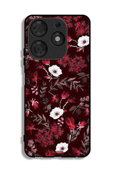 Tolwak Tecno Spark 10 Pro Protective Case Cover Small Flowers And Tropical Le...