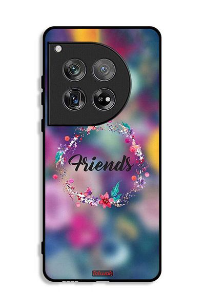 Tolwak OnePlus 12 Protective Case Cover Friends In Flowers Ring Art