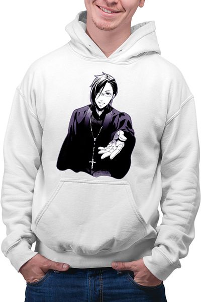 OEM Men's Hoodie Black Butler Teacher Demon Mangaka Anime