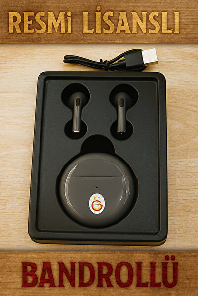 Galatasaray Lisanslı Bandrollü TWS Kablosuz Kulak İçi Kulaklık – Şampiyon Ses