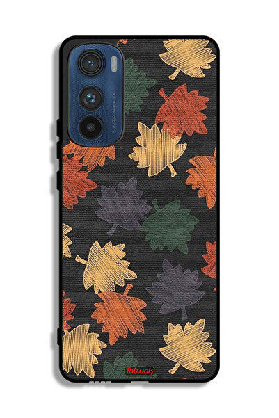 Tolwak غطاء حماية لهاتف موتورولا إيدج 30 بطبعة أوراق الخريف