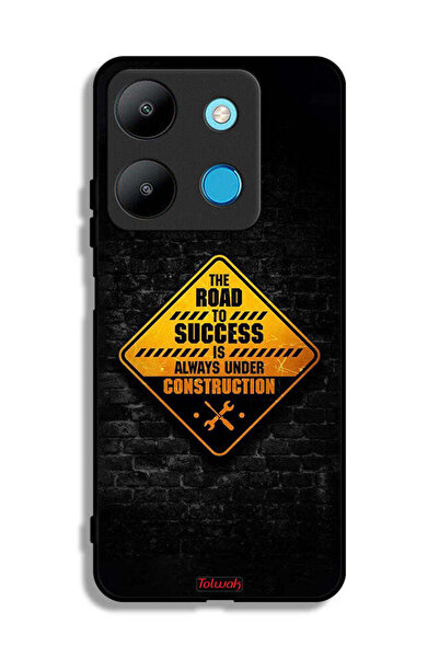 Tolwak غطاء حماية لهاتف Infinix Smart 7 الطريق إلى النجاح دائمًا قيد الإنشاء