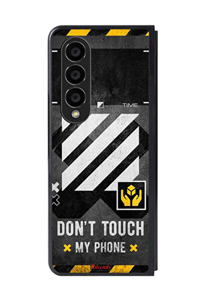 Tolwak غطاء حماية لهاتف سامسونج جالكسي زد فولد 4 - لا تلمس هاتفي