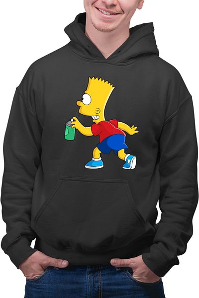 OEM Hanorac Barbati The Simpsons Spray Son Office Sitcom Heroes Bart
