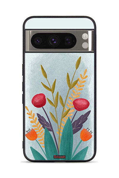 Tolwak غطاء حماية لجهاز Google Pixel 8 Pro برسومات نباتية