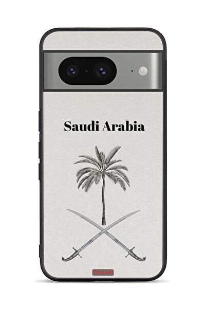 Tolwak غطاء حماية لجهاز جوجل بيكسل 8 بشعار المملكة العربية السعودية