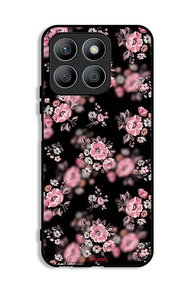 Tolwak Honor X8b Protective Case Cover Portrait Flowers Pattern