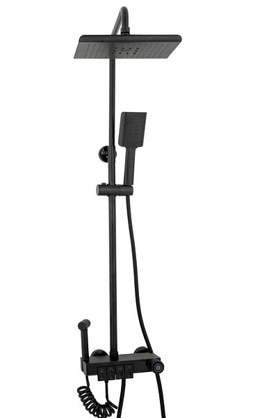 Trendy's Coloana de dus TRENDY'S, cu patru functii cu afisaj temperatura apa LCD si functie de bideu negru ma
