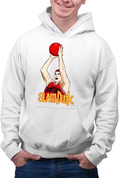 OEM Men's Hoodie Slam Dunk Anime Meme Jump Ball Energy