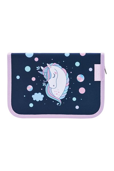 Herlitz Filled Pencil Case with 31 Pieces, 2 Flaps, Unicorn Dreams Design