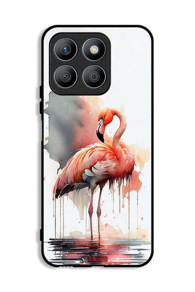 Tolwak غطاء حماية لهاتف Honor X8b برسومات ألوان مائية استوائية