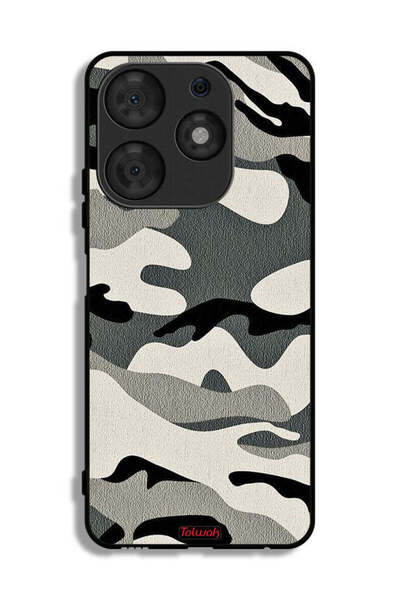 Tolwak Tecno Spark 10 Pro Protective Case Cover Camouflage