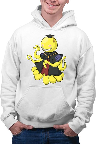 OEM Men's Hoodie Assassination Classroom Koro Sensei Teacher Otaku
