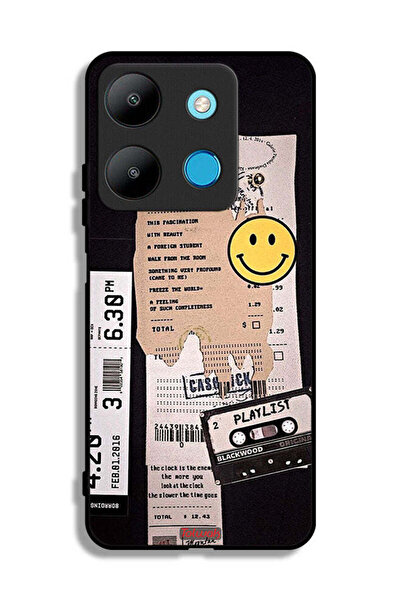 Tolwak غطاء حماية لجهاز Infinix Smart 7 مع ملصق قائمة تشغيل