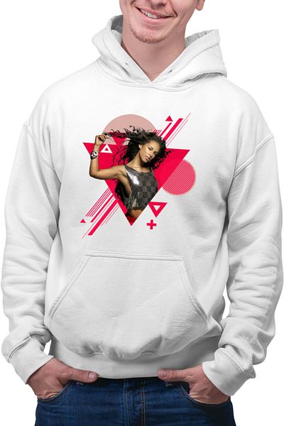 OEM Men's Hoodie Alicia Keys Music Abstract EDM Concert Lyrics