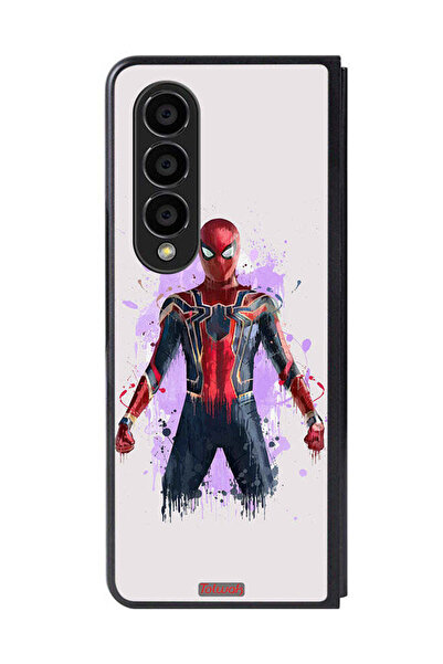 Tolwak غطاء حماية لهاتف Samsung Galaxy Z Fold 4 بتصميم العنكبوت الحديدي