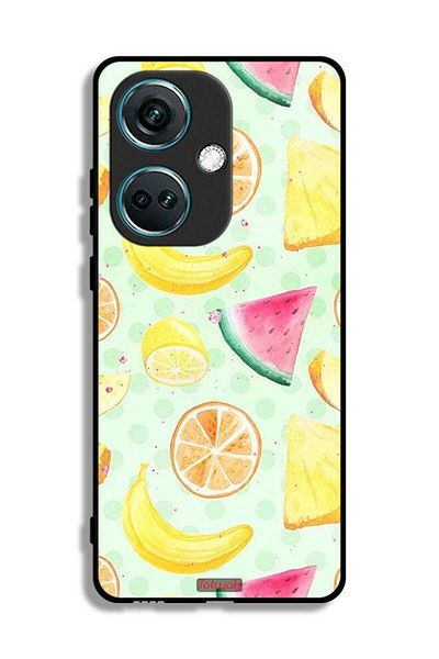 Tolwak OnePlus Nord CE3 Protective Case Cover Fruits Watercolor Art