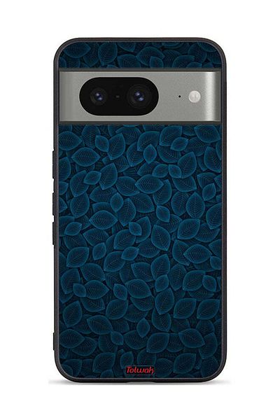 Tolwak Google Pixel 8 Protective Case Cover Digital Art Leaves Pattern