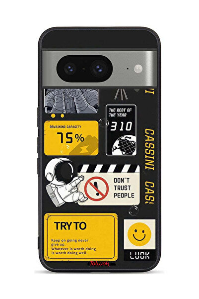 Tolwak Google Pixel 8 Protective Case Cover Astronaut Agreeable
