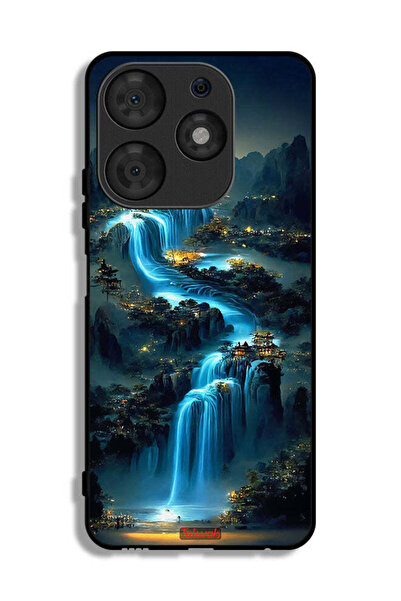 Tolwak غطاء حماية لهاتف تكنو سبارك 10 برو بتصميم شلال