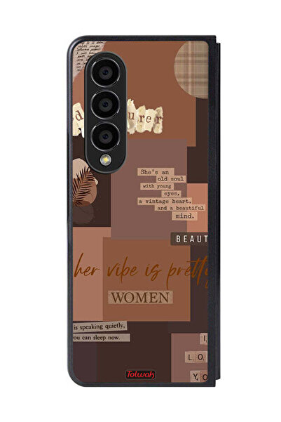 Tolwak غطاء حماية لهاتف سامسونج جالاكسي زد فولد 4 - للنساء المغامرات