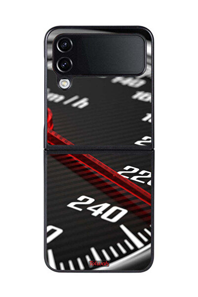 Tolwak غطاء حماية لجهاز Samsung Galaxy Z Flip 4 مع عداد السرعة