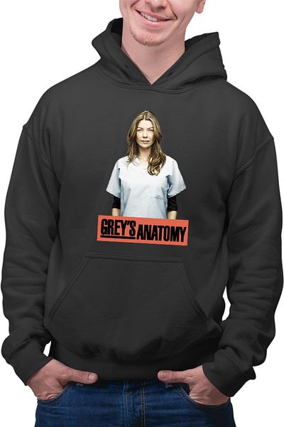 OEM Men's Grey's Anatomy Pompeo Medic Logo Save Shonda Hoodie
