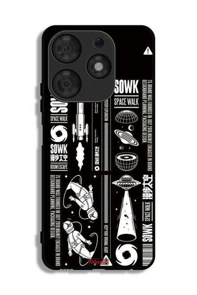 Tolwak غطاء حماية لهاتف تكنو سبارك 10 برو - ملصق سوك سبيس ووك