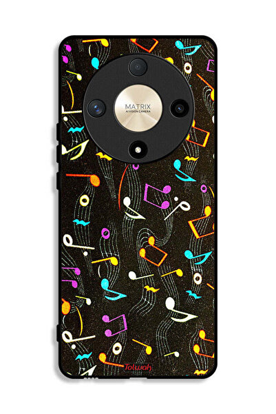 Tolwak Honor X9b Protective Case Cover Music Fabric Pattern