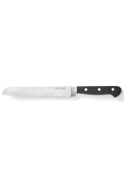 HENDI Profesjonalny nóż do chleba kuty ze stali Kitchen Line 230 mm - 781333