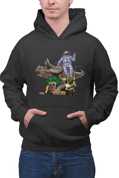 OEM Men's Hoodie Jurassic Park Shrek Astronaut NASA Brawl Stars