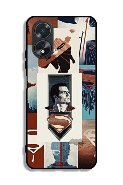 Tolwak غطاء حماية لهاتف Oppo A38 بتصميم سوبرمان