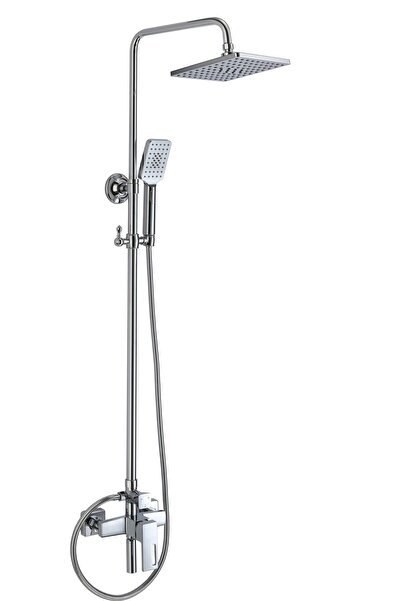 Trendy's Coloana de dus TRENDY'Scu trei functii, crom lucios