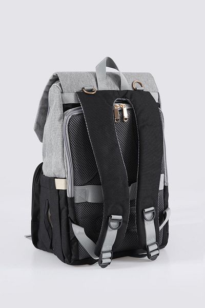 AYK'S Μπεζ-Μαύρο Unisex σακίδιο πλάτης Ccs London 51768