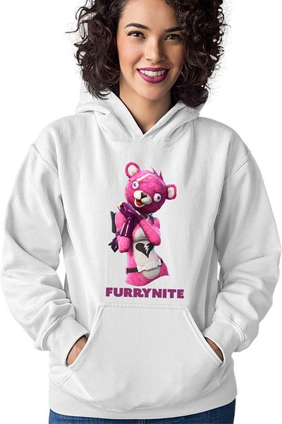 OEM Women's Hoodie Fortnite Bunny Furry Fluffy Easter Event