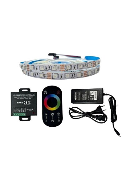 DORA LED RF DOKUNMATİK KUMANDALI RGB ŞERİT LED SET 5050 LEDLİ 3ÇİPLİ 10METRE ...