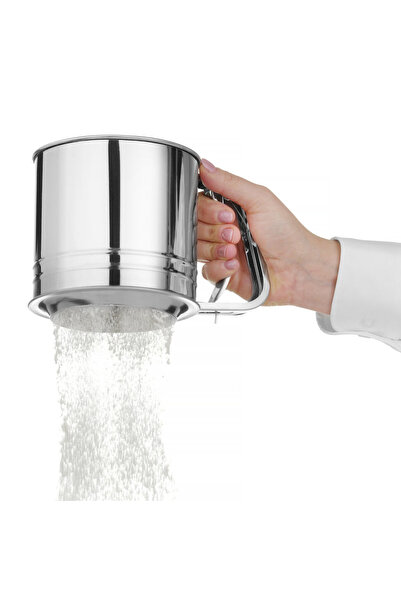 HENDI Przesiewacz kubek do przesiewania mąki stalowy 550 g