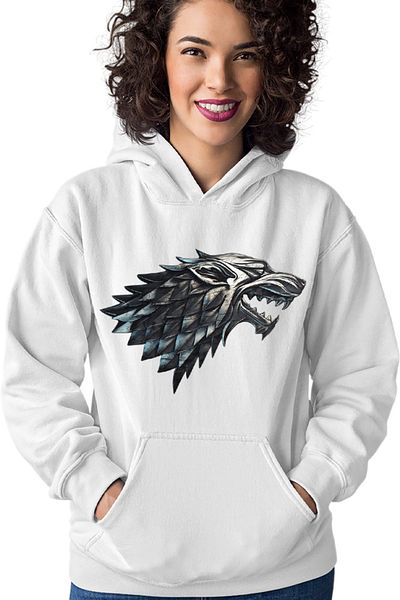 OEM Hanorac Femei Game of Thrones Wolf Head Banner Tribute