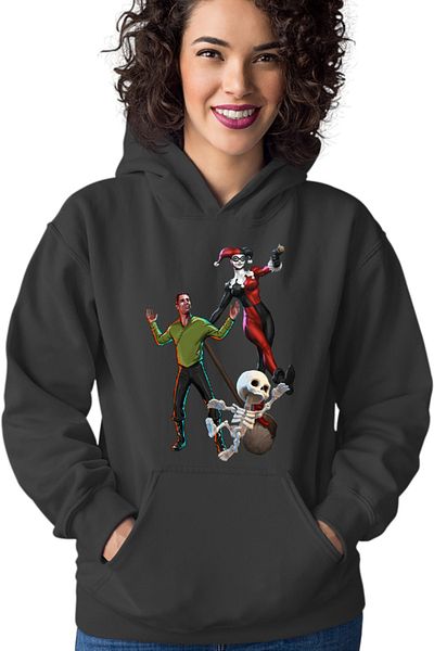 OEM Hanorac Femei Star Trek Joker Woman Skeleton Clash Royale Scared Balance