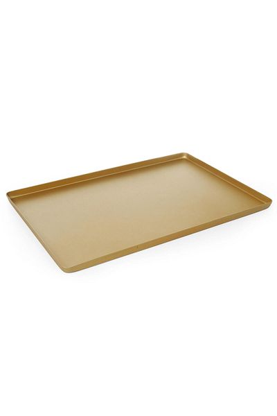 HENDI Taca cukiernicza ekspozycyjna do ciasta 30x20cm - złota