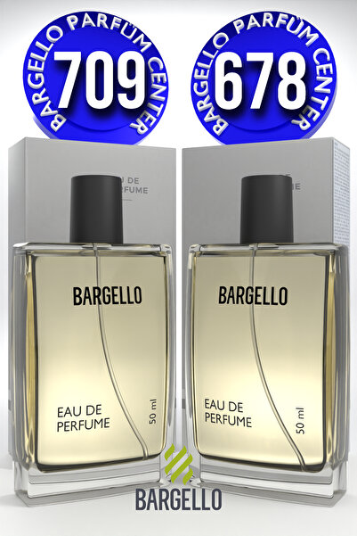 Bargello 709 Erkek 50 ml Parfüm Edp Oriental + 678 Woody Erkek Parfüm 50 Ml EDP