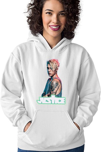 OEM Women's Hoodie Justin Bieber Justice Album Music Collab