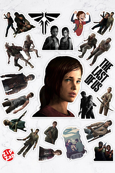 ZipZap The Last of Us Video Oyun Telefon Laptop Yapışkanlı Folyo Sticker Pake...