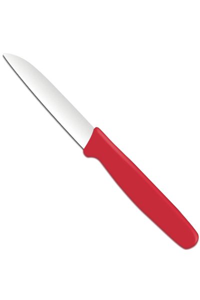 HENDI Nóż do obierania warzyw owoców 180 mm - czerwony