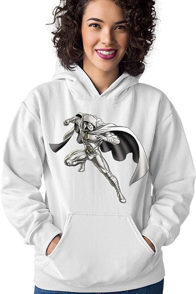OEM Women's Hoodie Moon Knight Marvel Hero Batman Super Powers
