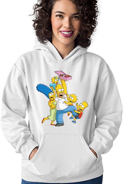 OEM Hanorac Femei The Simpsons Donut Lovers Kids Funny Life Mother