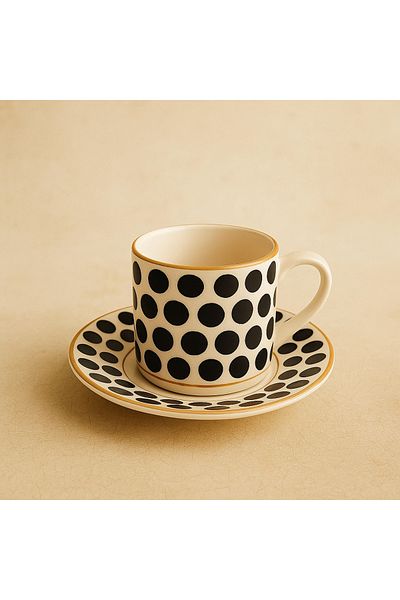 RGS HOMELİFE Polka Dot 2-Piece Cup Set