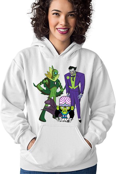 OEM Women's Hoodie Ben10 Joker Marvel Powerpuff Mojo Jojo